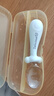 COOKSS婴儿勺子宝宝学吃饭弯弯训练勺叉子自主进食PPSU辅食勺餐具收纳盒 实拍图