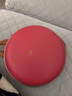 彩虹暖手宝 电热暖手器暖脚暖身暖手暖宝宝充电电热饼 （大号）红色 实拍图