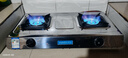 迅达（XUNDA）燃气灶具 天然气煤气双灶 台式不锈钢面板 一级能效 【高性价比双灶】TS8106 66%热效率 液化气 实拍图