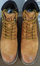 骆驼（CAMEL）【王俊凯同款】加绒马丁靴男鞋秋冬新款大黄靴女户外工装登山靴子 G13W379132 金黄色 44 实拍图