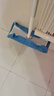 康多多satto58轻喜家政保洁专用平板拖把清洁工具伸缩免洗夹布毛巾拖把 白色加粗2节杆拖把【送干巾+布】 实拍图