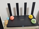 华为路由AX6 new 黑色  Wi-Fi6+ 7200Mbps 千兆路由器 家用高速全屋覆盖大户型 wifi穿墙王 实拍图