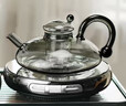 高茗2026新款鼠尾玻璃煮茶壶家用轻奢高档电陶炉煮茶器专用煮茶套装 茗凤炉+富庶壶收纳大套装 550ml 实拍图