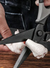 张小泉厨房钛剪刀不锈钢多功能剪刀夹核桃剪肉剪蔬菜烤肉剪 J200001 实拍图
