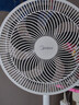 美的（Midea）电风扇家用7叶落地扇摇头电风扇循卧室宿舍轻音风扇台式桌面小型风扇台地两用升级款 白色丨7叶台地两用 实拍图