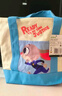 迪士尼包包女包帆布手提包卡通帆布包朱迪蓝白通勤小包生日礼物女 实拍图