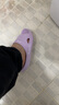 回力拖鞋女浴室防滑一字拖厚底eva沙滩凉鞋SDJ-0396 紫色 36-37 晒单实拍图