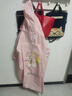 牧萌儿童雨衣带书包位男童女童女孩加长全身学生雨披 粉独角兽 3XL 实拍图