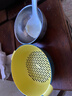 双层塑料洗菜盆沥水篮子厨房神器多功能客厅家用水果盘洗水果菜篮 青黄色 1个 实拍图
