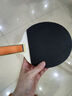 双鱼乒乓球拍直拍双拍套装 初学者兵兵球拍2只装附3球 026A  实拍图