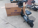 永久电动滑板车便携两轮代步车电瓶车迷你小型代驾折叠电动车锂电池 48V黑/130-160KM/旗舰版强动力 实拍图