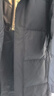 BOBBY BIZZ2024新款秋冬高端95%白鹅绒羽绒服男女大码长款过膝加厚保暖中戏 黑色（男女同款） XL 160斤左右（352g） 实拍图