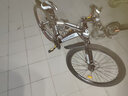 金武端自行车成人山地车公路赛车单车骑行变速超轻越野中学生初中青少年 顶配版-辐条轮-黑白色 26寸21速 实拍图