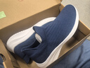 【大牌制造商】男女轻质缓震厚底健步鞋舒适轻便运动鞋跑步鞋 悦动蓝 42 实拍图