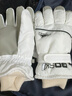 目丸冬天防寒保暖户外骑行休闲保暖滑雪手套加绒防水触屏防丢护腕男女 白色-男款 实拍图