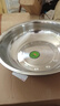 不锈钢盆加厚大盆洗脸盆洗菜盆家用大号盆洗澡洗衣加厚盆洗菜盆 加厚不锈钢大盆 40CM【1个装】 实拍图
