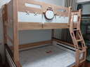 全友家居 实木高低床男孩女孩青少年原木风上下铺床家具1.5米 实拍图