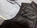 京东京造【零压系列】轻薄羽绒服男外套冬季 防钻绒马甲背心男 曜石黑 L 实拍图