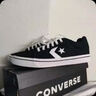 匡威（Converse）官方 Sport Casual休闲板鞋漫步星箭板鞋黑色A10547C A10547C 40 实拍图