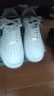 莆田男鞋空军一号内增高板鞋男女款鞋子男士休闲青少年学生运动鞋 白黑金（升级版） 40 (250mm) 实拍图