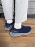斯凯奇（Skechers）新年礼物闪穿鞋男2025冬季足弓支撑一脚蹬健步鞋宽楦运动鞋217000 实拍图