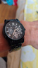 卡慕迪（Comudir）手表男全自动机械风格2023新款石英机芯男士手表潮流时尚高端腕表 022黑钢黑面 实拍图