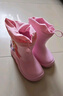 牧萌儿童雨鞋男童女童防水立体宝宝防滑耐磨卡通雨靴 粉色美人鱼 20码 实拍图