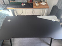 奥伦福特  电脑桌台式家用电竞游戏桌办公书桌简约书房写字桌子 碳纤维纹路单桌-120*60 升级款电竞桌 实拍图