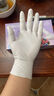 英科医疗（INTCO）一次性手套丁腈手套100只小码加厚餐饮丁晴白色食品级橡胶手套 实拍图