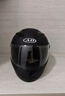 AD新国标电动车头盔男女士四季通用电瓶车安全帽男款冬季保暖围巾全盔女款防雾轻便3C认证摩托车头盔 新国标B【哑黑】透明 实拍图