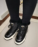 骆驼（CAMEL）雪地靴女潮搭撞色鞋面拼接厚底系带保暖靴 L23W275060 黑色 37 实拍图