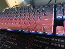 惠普（HP）GK200机械键盘有线办公游戏键盘 20种背光灯效 87键电竞键盘鼠标套装电脑外设键鼠 侧刻黑莓粉【茶轴】白光 实拍图