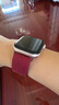 Apple/苹果 Watch Series 10 智能手表GPS款46毫米玫瑰金色铝金属表壳梅子色回环式运动表带MX2C3CH/B 实拍图