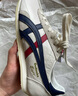 Onitsuka Tiger鬼塚虎男鞋 慢跑鞋透气轻便男女款运动休闲鞋RUNSPARK 白色/藏青色(1183B480-107) 41.5 实拍图