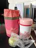 膳魔师（THERMOS）饭盒真空不锈钢便当盒保温饭盒多层便携式大容量保温桶TCBC/TCBG TCBC珊瑚红附杯包餐具三层 实拍图