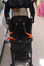 好孩子（gb）口袋车宝宝婴儿车可登机遛娃轻便折叠旅行车6个月-4岁 黑橙 实拍图