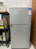 长城（GREAT WALL FRIDGE）家用迷你小冰箱小型冷冻冷藏保鲜宿舍出租房办公室节能省电双开门电冰箱 银色108L【一级能效 全国联保】 实拍图