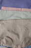 雅鹿4条装高腰内裤女士纯色棉抗菌大码胖mm收腹提臀女式短裤头夏 肤色+紫色+高贵灰+桃粉 4条 L 【100-130斤】 实拍图