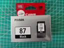 佳能（Canon）PG-87 黑色墨盒(适用E568黑·大印量套装/E568白/E568/E568R) 实拍图