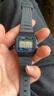 卡西欧（CASIO）手表男复古小方块运动防水学生男女f91w系列手表F-91W-1D 实拍图