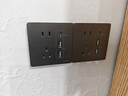 正泰正泰开关插座6C五孔插座带USB+Type-C接口30w快充灰色NEW6-C13295 实拍图