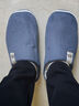 回力加绒男女棉拖鞋仿兔毛内里锁温脚感棉拖男款HL0411蓝色42-43码 实拍图