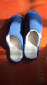 回力日系柔软情侣棉拖秋冬家居室内保暖棉鞋男款HL0006蓝色44-45码 实拍图