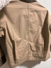 优衣库女装休闲拉链短茄克/外套巴恩风翻领时尚夹克 新款479208 32 深米色 S /155/80A 实拍图