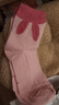 棉十三儿童袜子中筒袜女宝可爱女孩大童100%纯棉10A抗菌防螨青少年童袜 实拍图