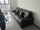 优铭家（YouMingJia）沙发真皮客厅沙发2025新款现代简约风大黑熊直排沙发头层牛皮沙发 2.8米三人位【100cm宽】 升级S+超厚2.3mm全头层牛皮-乳胶坐垫 实拍图