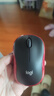 罗技（Logitech）M185鼠标 无线鼠标 办公鼠标 对称鼠标 黑色红边 带无线2.4G接收器 实拍图