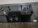 美的（Midea）燃气灶双灶家用5.0KW大火力黑晶宽面板台嵌两用双灶液化气灶Q330 实拍图