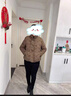 啄木鸟（TUCANO）新中式妈妈冬装羽绒棉服2026新款中老年秋冬外套短款加绒小棉袄女 卡其色 3XL （建议120-135斤） 晒单实拍图