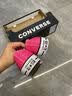 匡威（Converse）All Star夏季男女低帮帆布鞋西瓜红玫红色A06569C A06569C 36 实拍图